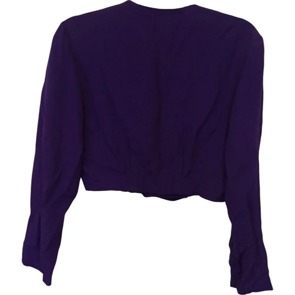 Tap‎ Dance Greco Top And Pants Set Purple Women's Size 9/10 Jazz Theater Vtg